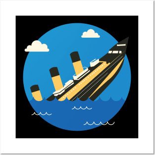 Titanic artwork symbol Posters and Art